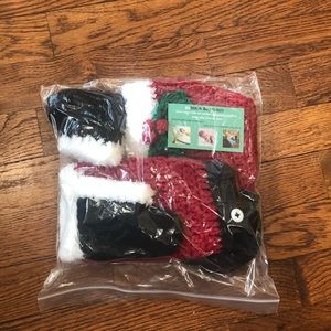 NWT in Bag Crochet Newborn Santa Suit
